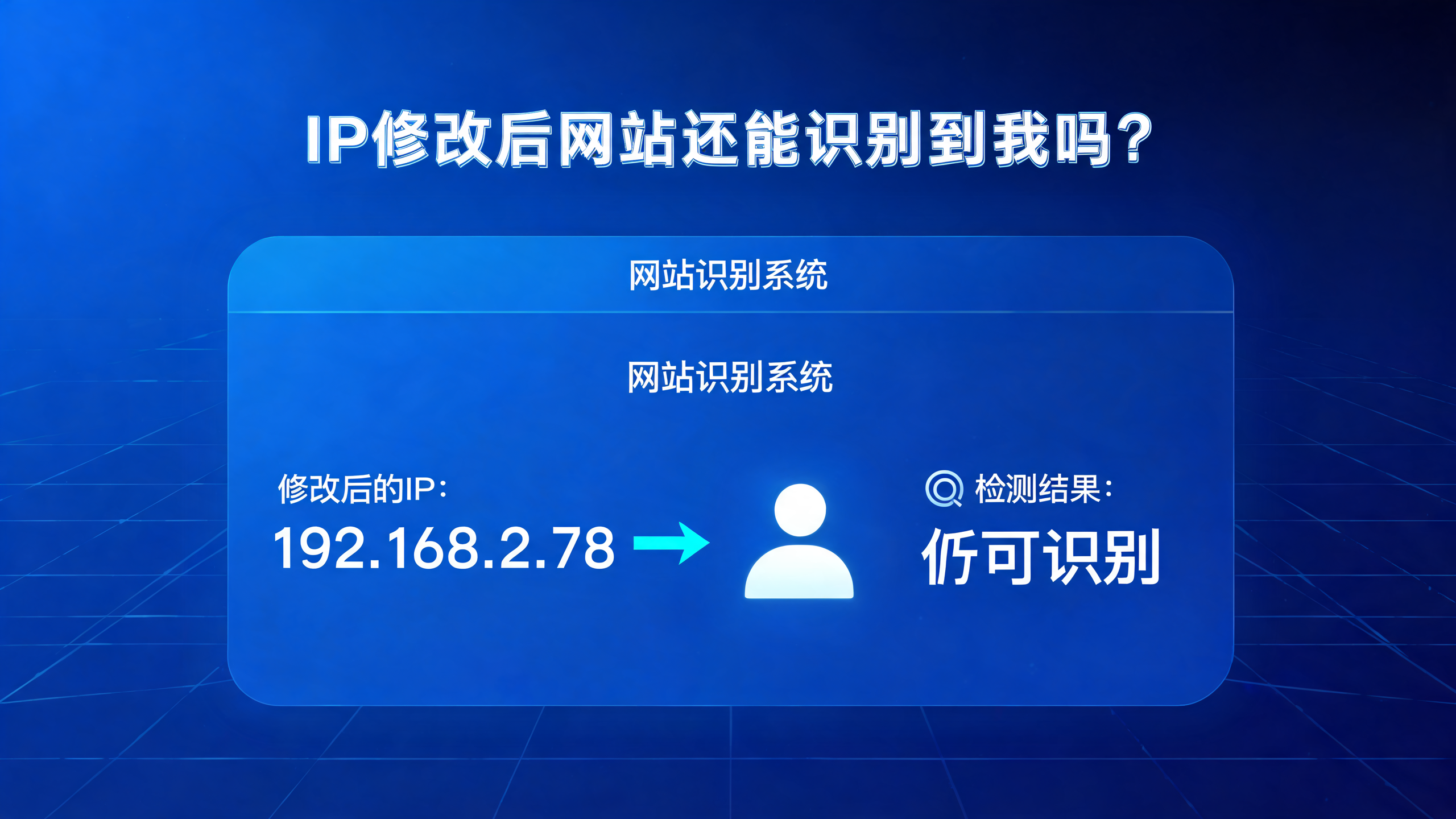 IP修改后网站还能识别到我吗?配图